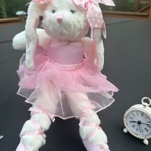 Bunny Bearington Lil Bunny Ballerina 15” Stuffed Animal Plush Pink with Tutu